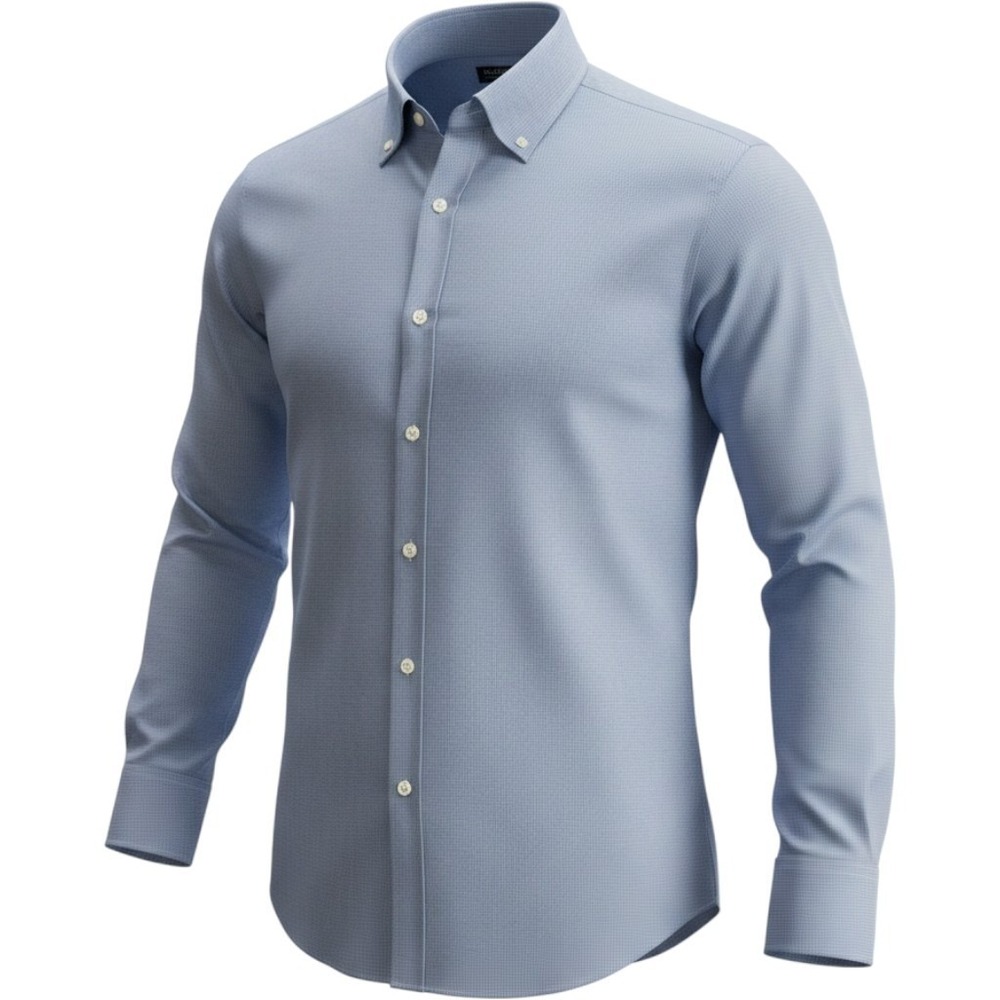 BROOKS BROTHERS 1818 Regent Shirt Mens 15 1/2- 32/ 33 Blue Houndstooth Button Up